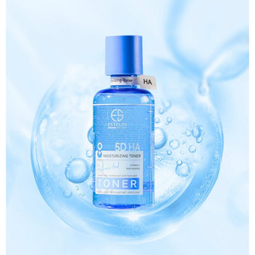 Estelin 5D HA Moisturizing Toner Hyaluronic Acid With Vitamin C Niacinamide 400ml
